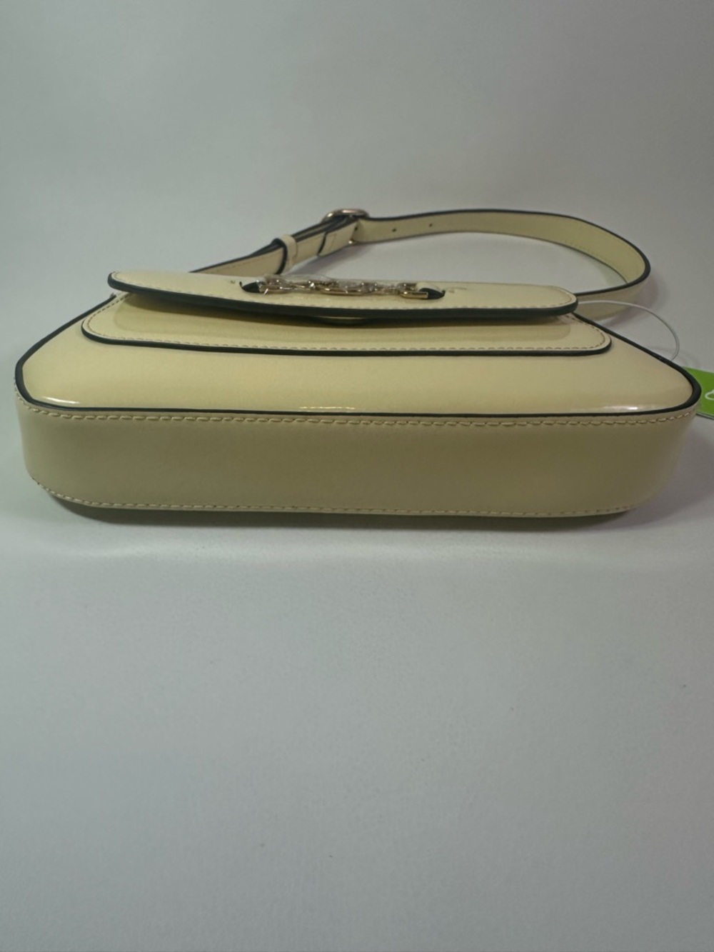 NEW SAM EDLEMAN LORAINE SMALL LEATHER SHOULDER BAG PALE YELLOW NWT!! - Picture 9 of 12
